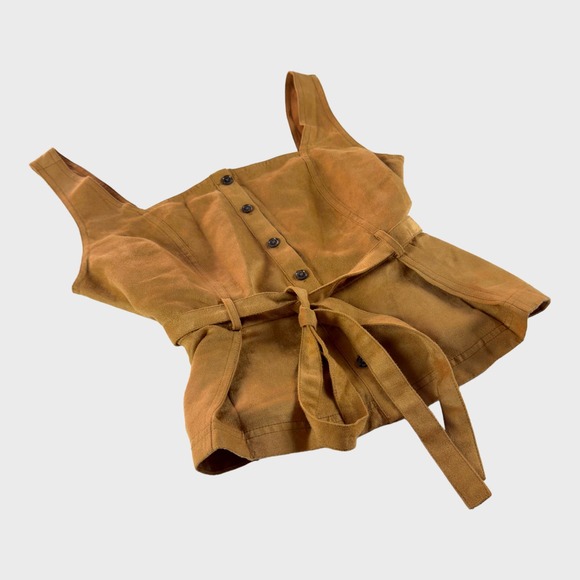 Banana Republic Brown Lucie Vegan Suede Vest - Picture 4 of 10